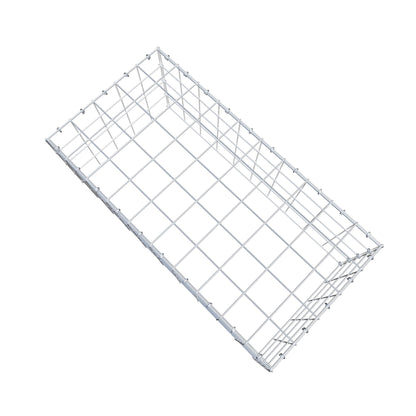 Monteret gabion type 3 100 cm x 40 cm x 50 cm (L x H x D), maskestørrelse 10 cm x 10 cm, C-ring