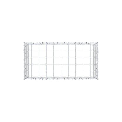 Monteret gabion type 3 100 cm x 40 cm x 50 cm (L x H x D), maskestørrelse 10 cm x 10 cm, C-ring