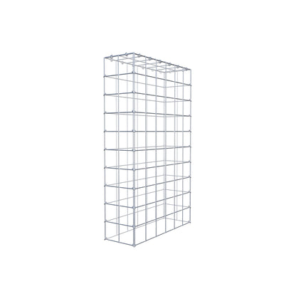 Typ 3 påbyggnadsgabion 100 cm x 60 cm x 20 cm (L x H x D), maskstorlek 10 cm x 10 cm, C-ring