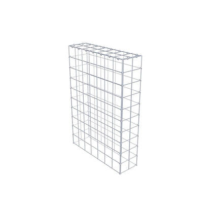 Monteret gabion type 3 100 cm x 70 cm x 20 cm (L x H x D), maskestørrelse 10 cm x 10 cm, C-ring