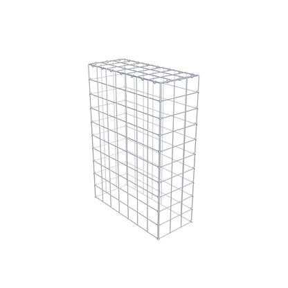 Typ 3 påbyggnadsgabion 100 cm x 70 cm x 30 cm (L x H x D), maskstorlek 10 cm x 10 cm, C-ring