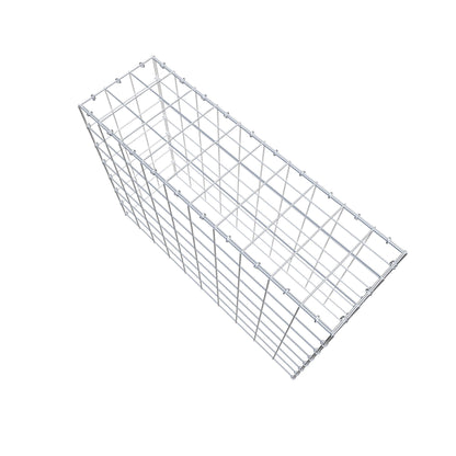 Typ 3 påbyggnadsgabion 100 cm x 70 cm x 30 cm (L x H x D), maskstorlek 10 cm x 10 cm, C-ring