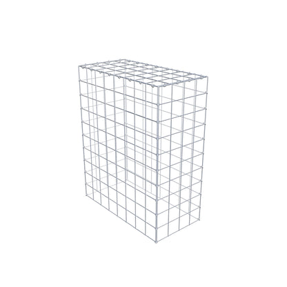 Mounted gabion type 3 100 cm x 80 cm x 40 cm (L x H x D), mesh size 10 cm x 10 cm, C-ring