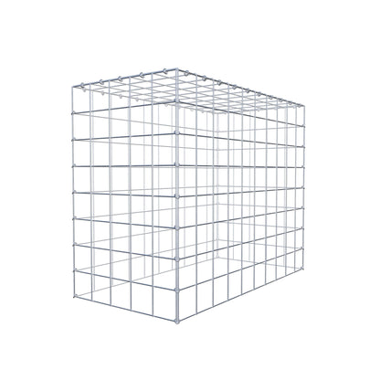 Typ 3 påbyggnadsgabion 100 cm x 80 cm x 50 cm (L x H x D), maskstorlek 10 cm x 10 cm, C-ring