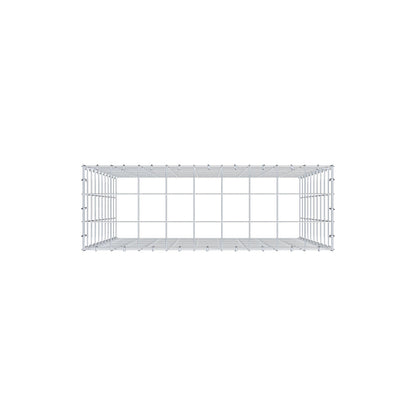 Gavión complementario de tipo 3 100 cm x 90 cm x 30 cm (L x A x P), malla 10 cm x 10 cm, anillo en C