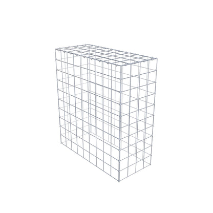 Monteret gabion type 3 100 cm x 90 cm x 40 cm (L x H x D), maskestørrelse 10 cm x 10 cm, C-ring