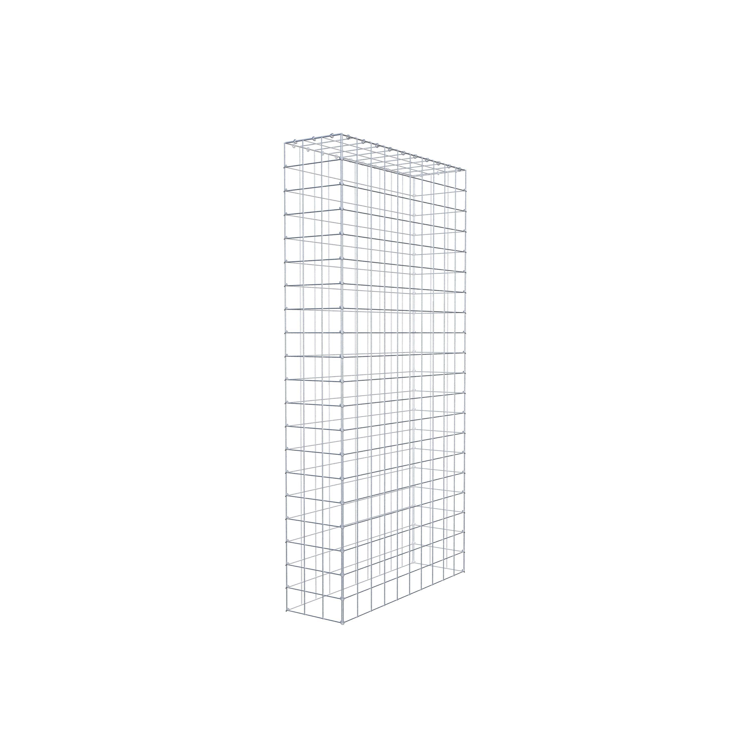 Mounted gabion type 3 200 cm x 100 cm x 30 cm (L x H x D), mesh size 10 cm x 10 cm, C-ring