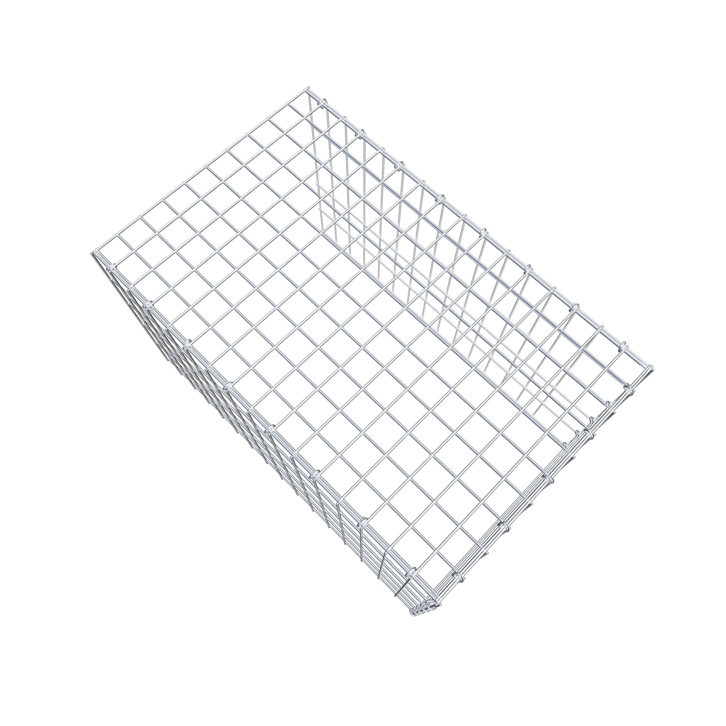 Pile aggiuntivo tipo 4 80 cm x 50 cm x 50 cm (L x H x P), maglia 5 cm x 10 cm, anello a C