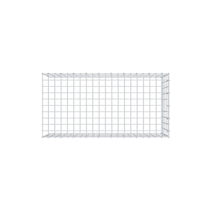 Mounted gabion type 4 100 cm x 40 cm x 50 cm (L x H x D), mesh size 5 cm x 10 cm, C-ring