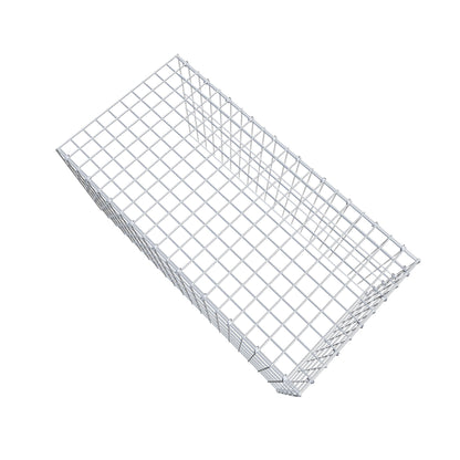 Mounted gabion type 4 100 cm x 50 cm x 50 cm (L x H x D), mesh size 5 cm x 10 cm, C-ring