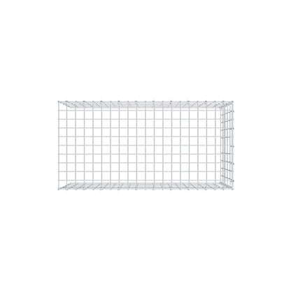 Mounted gabion type 4 100 cm x 50 cm x 50 cm (L x H x D), mesh size 5 cm x 10 cm, C-ring