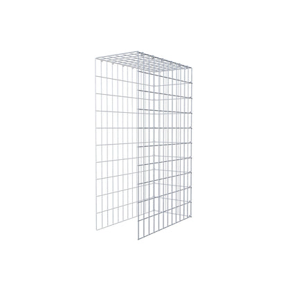 Mounted gabion type 4 100 cm x 60 cm x 30 cm (L x H x D), mesh size 5 cm x 10 cm, C-ring