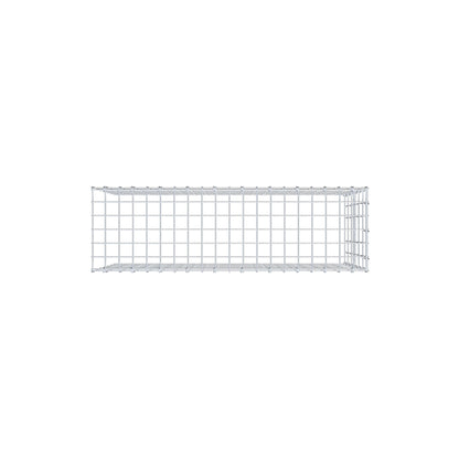 Mounted gabion type 4 100 cm x 60 cm x 30 cm (L x H x D), mesh size 5 cm x 10 cm, C-ring