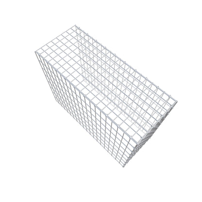 Monteret gabion type 4 100 cm x 80 cm x 40 cm (L x H x D), maskestørrelse 5 cm x 10 cm, C-ring
