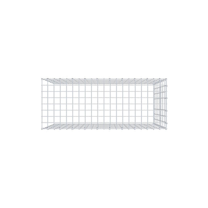 Monteret gabion type 4 100 cm x 80 cm x 40 cm (L x H x D), maskestørrelse 5 cm x 10 cm, C-ring