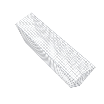 Anbaugabione Typ 4 200 cm x 100 cm x 50 cm (L x H x T), Maschenweite 5 cm x 10 cm, C-Ring