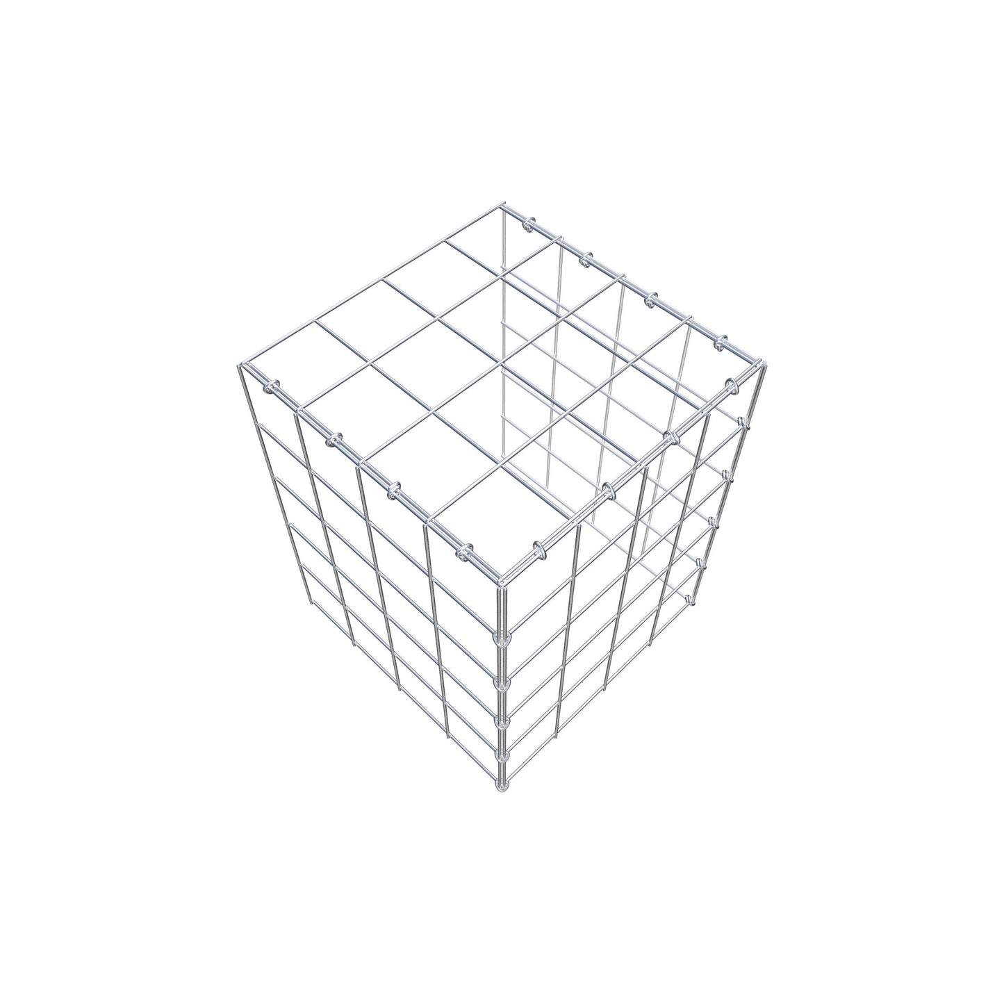 Fourche rapportée type 4 50 cm x 40 cm x 40 cm (L x H x P), mailles 10 cm x 10 cm, anneau C