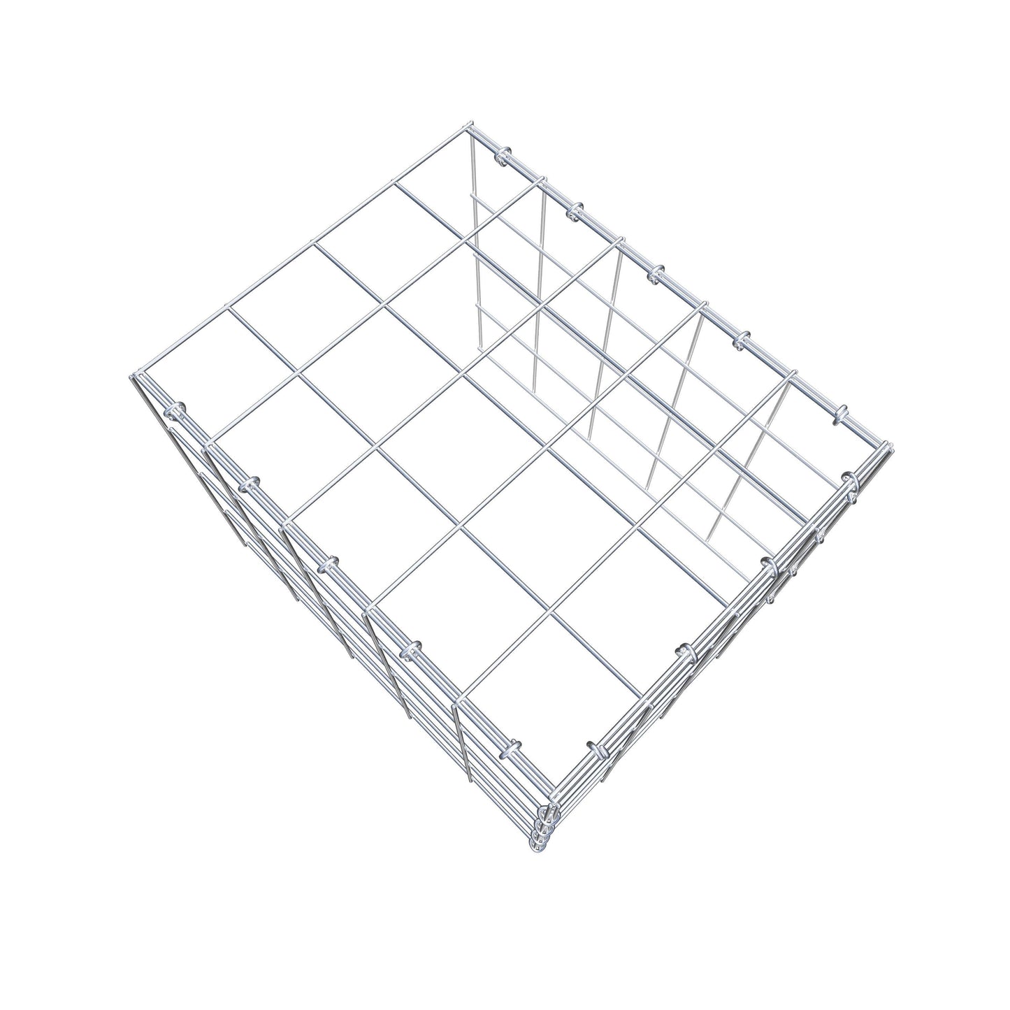 Fourche rapportée type 4 50 cm x 40 cm x 40 cm (L x H x P), mailles 10 cm x 10 cm, anneau C