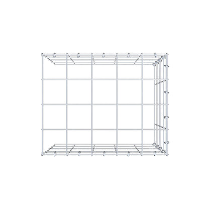 Fourche rapportée type 4 50 cm x 40 cm x 40 cm (L x H x P), mailles 10 cm x 10 cm, anneau C