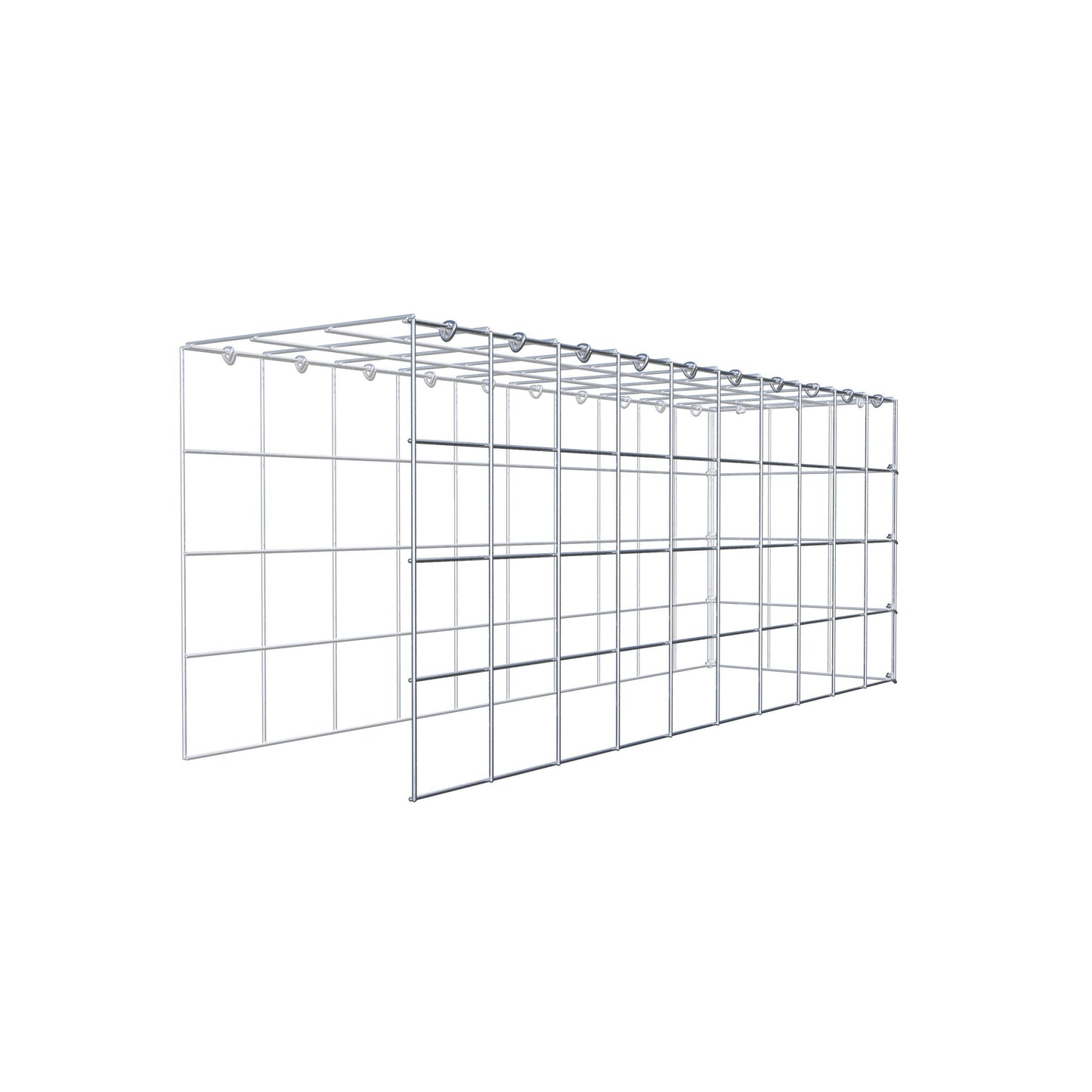 Tilläggspåle typ 4 100 cm x 40 cm x 30 cm (L x H x D), maskstorlek 10 cm x 10 cm, C-ring