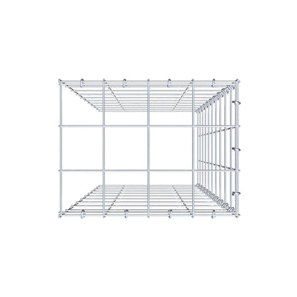 Tilläggspåle typ 4 100 cm x 40 cm x 30 cm (L x H x D), maskstorlek 10 cm x 10 cm, C-ring