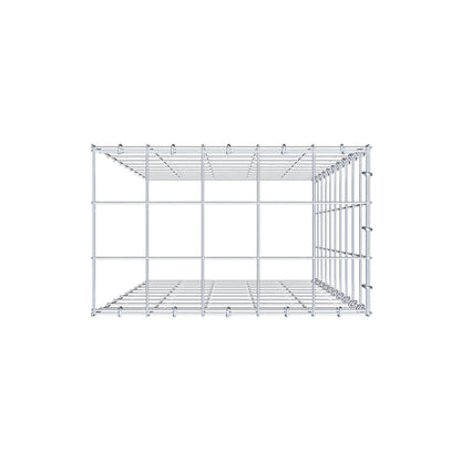 Fourche rapportée type 4 100 cm x 50 cm x 30 cm (L x H x P), mailles 10 cm x 10 cm, anneau C