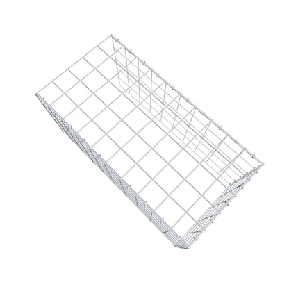 Monteret gabion type 4 100 cm x 50 cm x 50 cm (L x H x D), maskestørrelse 10 cm x 10 cm, C-ring