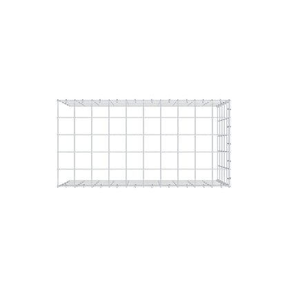 Monteret gabion type 4 100 cm x 50 cm x 50 cm (L x H x D), maskestørrelse 10 cm x 10 cm, C-ring