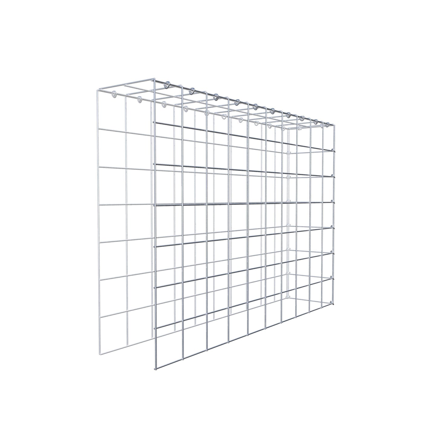 Anbaugabione Typ 4 100 cm x 70 cm x 20 cm (L x H x T), Maschenweite 10 cm x 10 cm, C-Ring