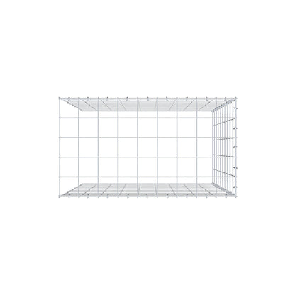 Anbaugabione Typ 4 100 cm x 90 cm x 50 cm (L x H x T), Maschenweite 10 cm x 10 cm, C-Ring
