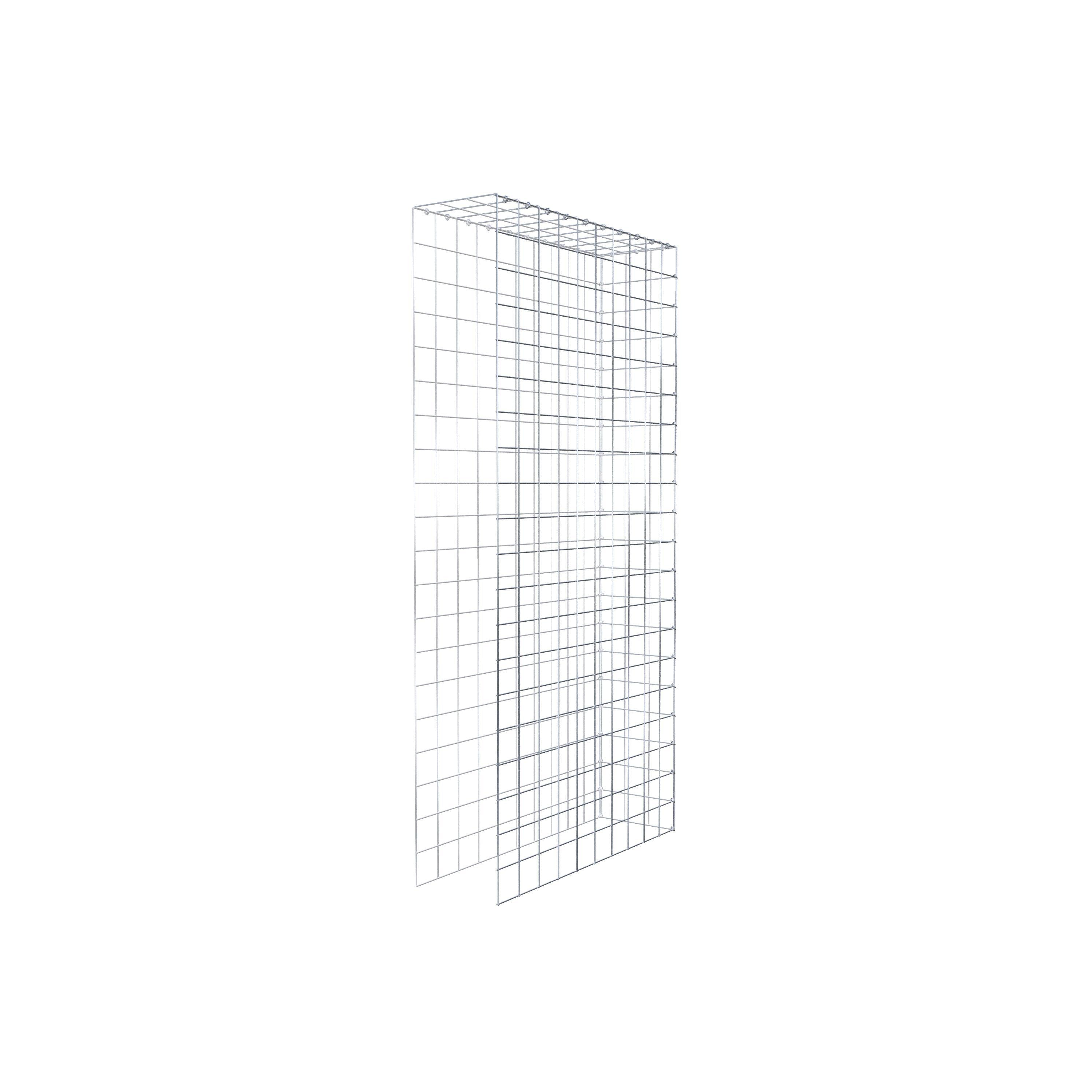 Anbaugabione Typ 4 200 cm x 100 cm x 30 cm (L x H x T), Maschenweite 10 cm x 10 cm, C-Ring