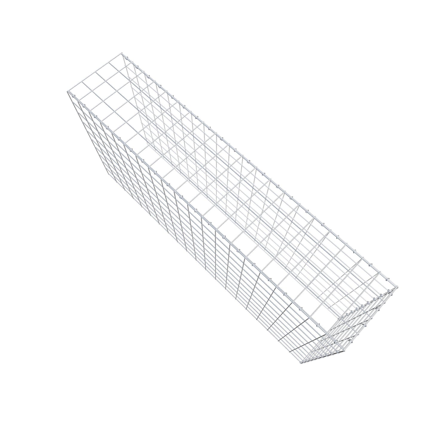 Anbaugabione Typ 4 200 cm x 100 cm x 40 cm (L x H x T), Maschenweite 10 cm x 10 cm, C-Ring