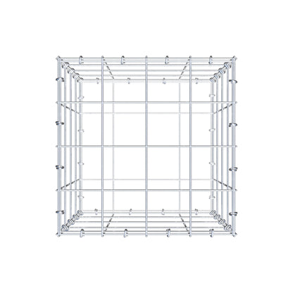 Gabion 40 cm x 40 cm x 40 cm (L x H x D), maskestørrelse 10 cm x 10 cm, C-ring