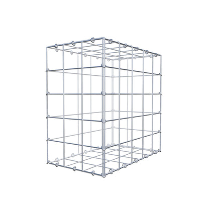 Gabion 50 cm x 50 cm x 30 cm (L x H x P), mailles 10 cm x 10 cm, anneau en C