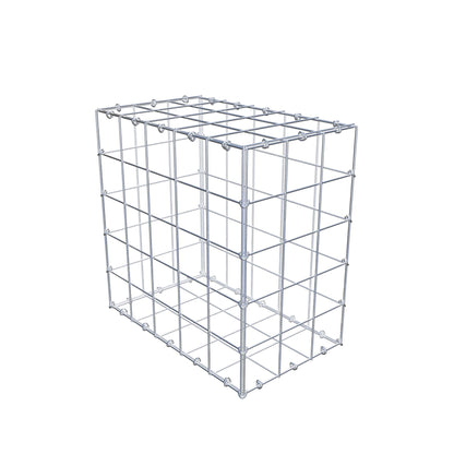 Gabion 50 cm x 50 cm x 30 cm (L x H x P), mailles 10 cm x 10 cm, anneau en C