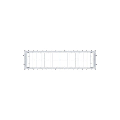 Gabion 80 cm x 40 cm x 20 cm (L x H x D), maskestørrelse 10 cm x 10 cm, C-ring