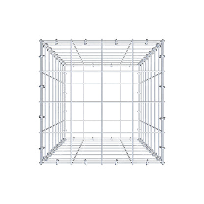Gabion 80 cm x 40 cm x 40 cm (L x H x D), maskestørrelse 10 cm x 10 cm, C-ring