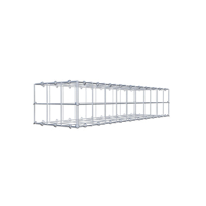 Gabion 100 cm x 20 cm x 30 cm (L x H x P), mailles 10 cm x 10 cm, anneau en C