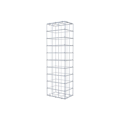 Gabion 100 cm x 20 cm x 30 cm (L x H x P), mailles 10 cm x 10 cm, anneau en C