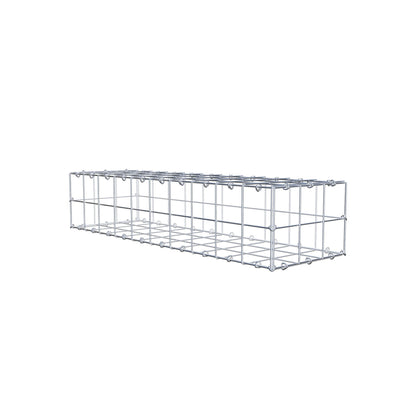 Gabion 100 cm x 20 cm x 30 cm (L x H x P), mailles 10 cm x 10 cm, anneau en C