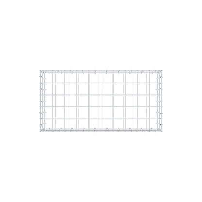 Gabion 100 cm x 20 cm x 50 cm (L x H x D), mesh size 10 cm x 10 cm, C-ring