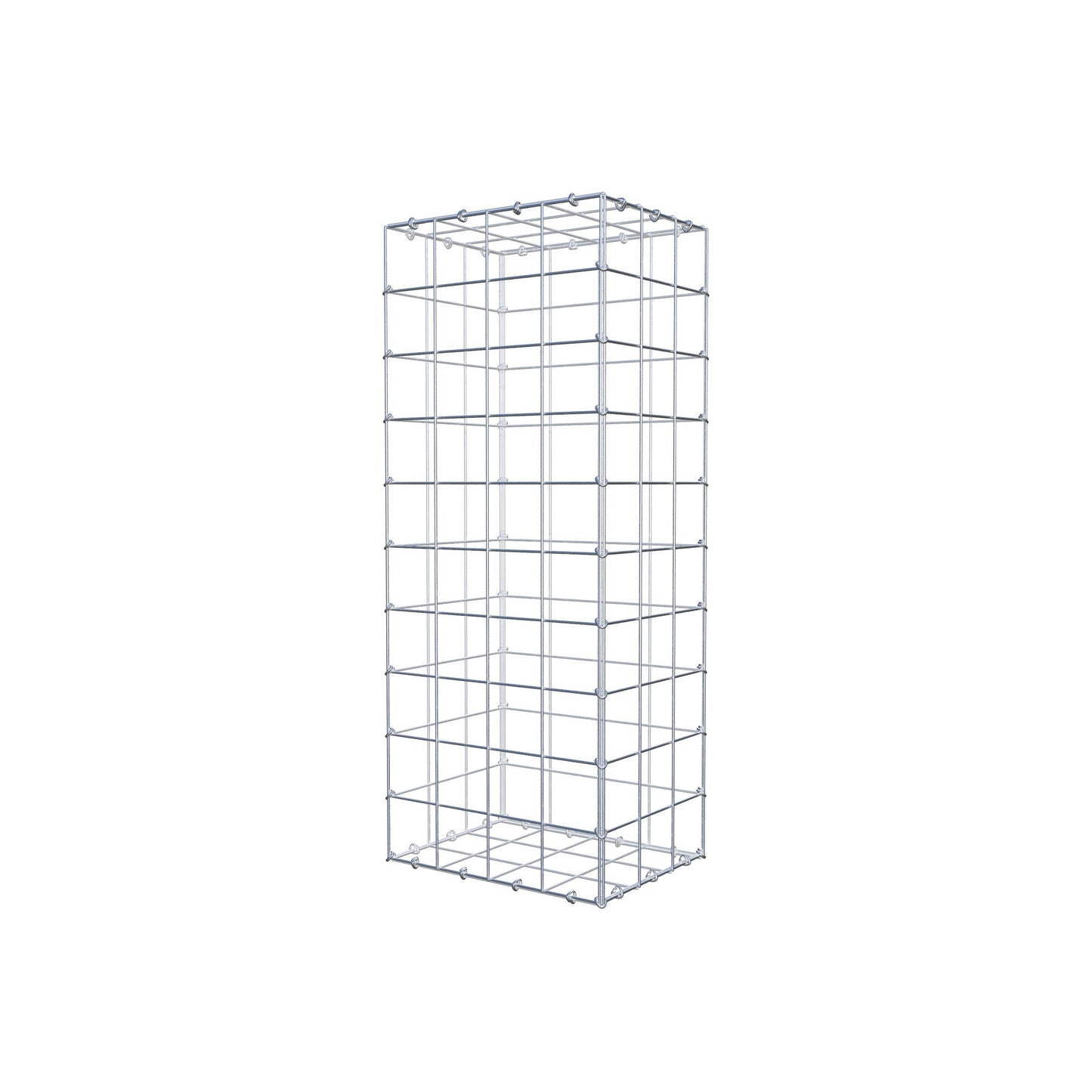 Gabion 100 cm x 30 cm x 40 cm (L x H x D), maskestørrelse 10 cm x 10 cm, C-ring