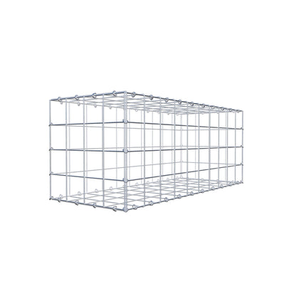 Gabion 100 cm x 40 cm x 40 cm (L x H x P), mailles 10 cm x 10 cm, anneau en C