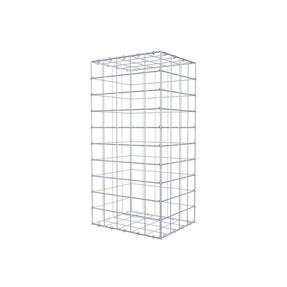 Gabion 100 cm x 40 cm x 50 cm (L x H x P), mailles 10 cm x 10 cm, anneau en C