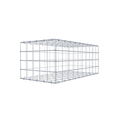 Gabion 100 cm x 40 cm x 50 cm (L x H x P), mailles 10 cm x 10 cm, anneau en C