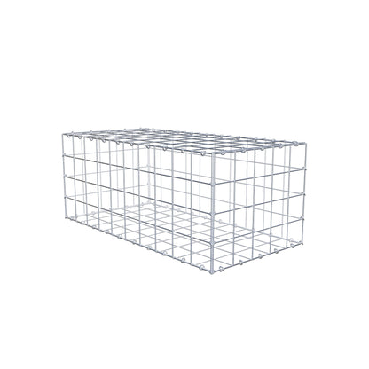 Gabion 100 cm x 40 cm x 50 cm (L x H x P), mailles 10 cm x 10 cm, anneau en C