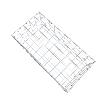 Gabion 100 cm x 40 cm x 50 cm (L x H x P), mailles 10 cm x 10 cm, anneau en C
