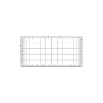 Gabion 100 cm x 40 cm x 50 cm (L x H x P), mailles 10 cm x 10 cm, anneau en C