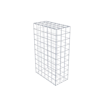 Gabion 100 cm x 60 cm x 30 cm (L x H x D), maskstorlek 10 cm x 10 cm, C-ring