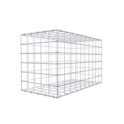 Gabion 100 cm x 60 cm x 50 cm (L x H x P), mailles 10 cm x 10 cm, anneau en C